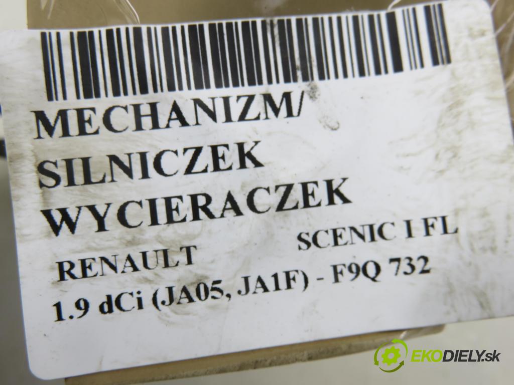 RENAULT SCENIC I (JA0/1_) MINIVAN 2001 75,00 1.9 dCi 102 - F9Q 732 1870,00 Motorček stieračov 0390241379 ; 8200106711 ; 3397020563