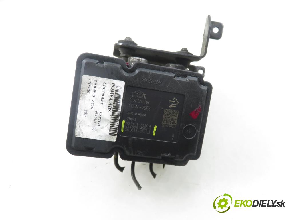 CHEVROLET CAPTIVA (C100, C140) SUV 2007 110,00 2.0 D 4WD 1991,00 Pumpa ABS 000401812C4 ; 25092645613 ; 25061333013 (Pumpa ABS)
