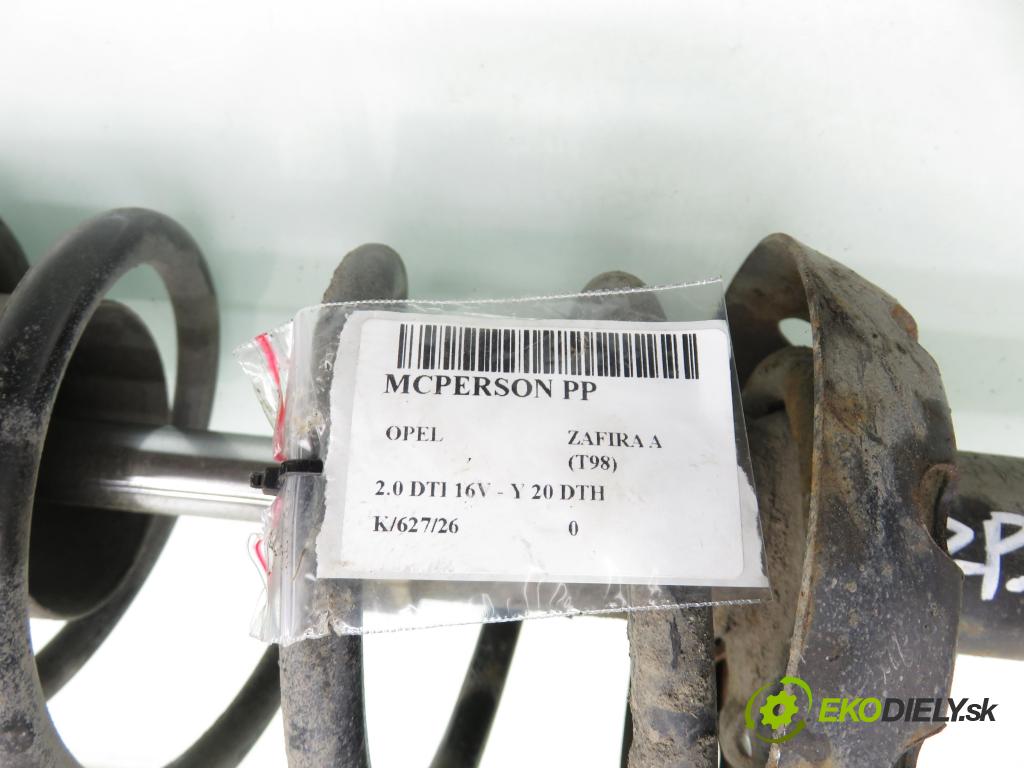 OPEL ZAFIRA A Nadwozie Wielkopojemne (MPV) (T98)  MINIVAN 2001 74,00 2.0 DTI 16V 101 - Y 20 DTH 1995,00 MCPERSON PP 24434747