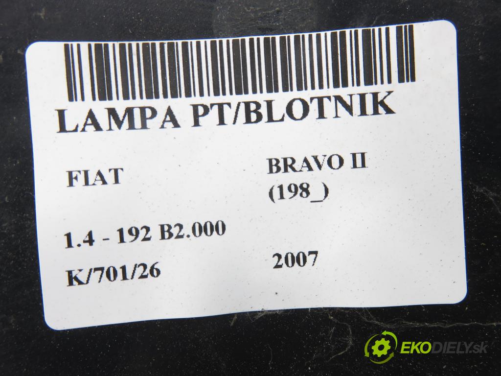 FIAT BRAVO II (198_) HB 2007 66,00 1.4 - 192 B2.000 1368,00 světlo pravé zadní 51757542