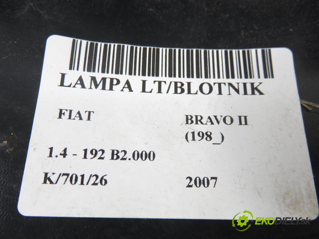 FIAT BRAVO II (198_) HB 2007 66,00 1.4 - 192 B2.000 1368,00 Svetlo ľavé zadné 51757544