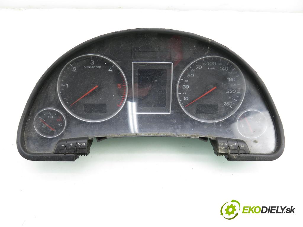 AUDI A4 Avant (8E5, B6) KOMBI 2002 96,00 1.9 TDI PD 130 - AVF 1896,00 prístrojovka elektrický 8E0920900G ; 0263626020