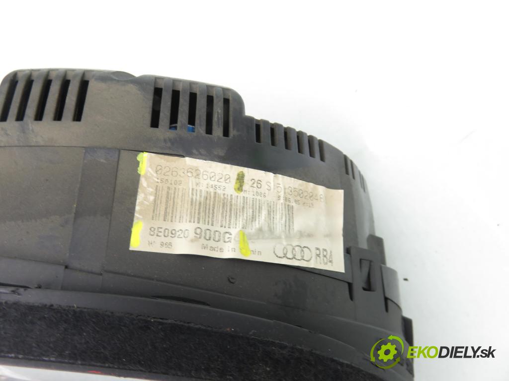AUDI A4 Avant (8E5, B6) KOMBI 2002 96,00 1.9 TDI PD 130 - AVF 1896,00 prístrojovka elektrický 8E0920900G ; 0263626020