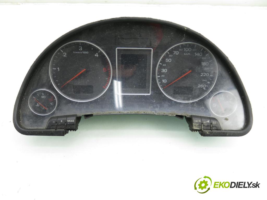 AUDI A4 Avant (8E5, B6) KOMBI 2002 96,00 1.9 TDI PD 130 - AVF 1896,00 prístrojovka elektrický 8E0920900G ; 0263626020