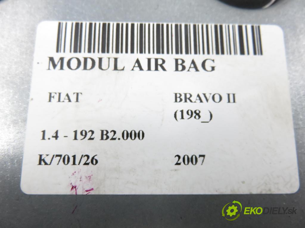 FIAT BRAVO II (198_) HB 2007 66,00 1.4 - 192 B2.000 1368,00 MODUL air BAG 51775402 ; 5WK43640