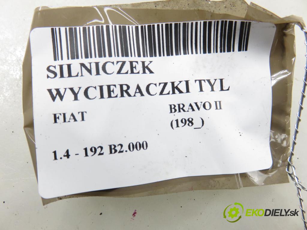 FIAT BRAVO II (198_) HB 2007 66,00 1.4 - 192 B2.000 1368,00 motorek stěrače ZADNÍ: MS2596000991 ; TGLRW06