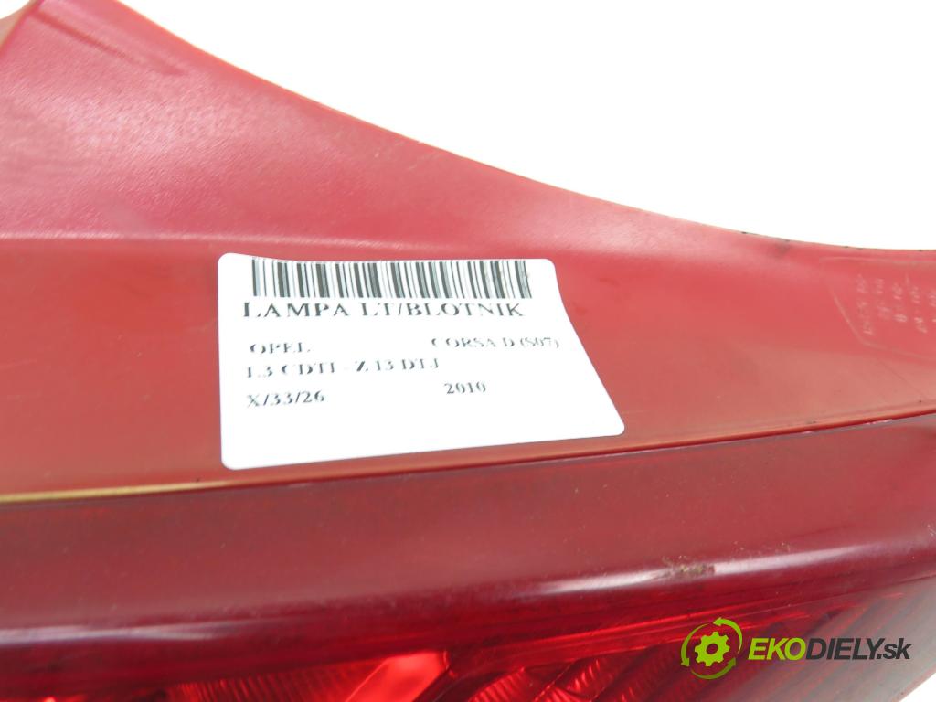OPEL CORSA D (S07) HB 2010 55,00 1.3 CDTI - Z 13 DTJ 1248,00 Svetlo ľavé zadné 13186350
