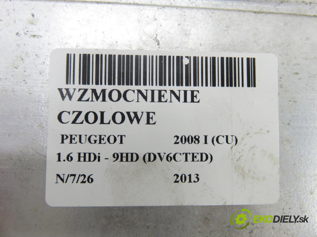 PEUGEOT 2008 I (CU_) KOMBI 2013 84,00 1.6 HDi - 9HD (DV6CTED) 1560,00 výztuha PŘEDNÍ 9678452480