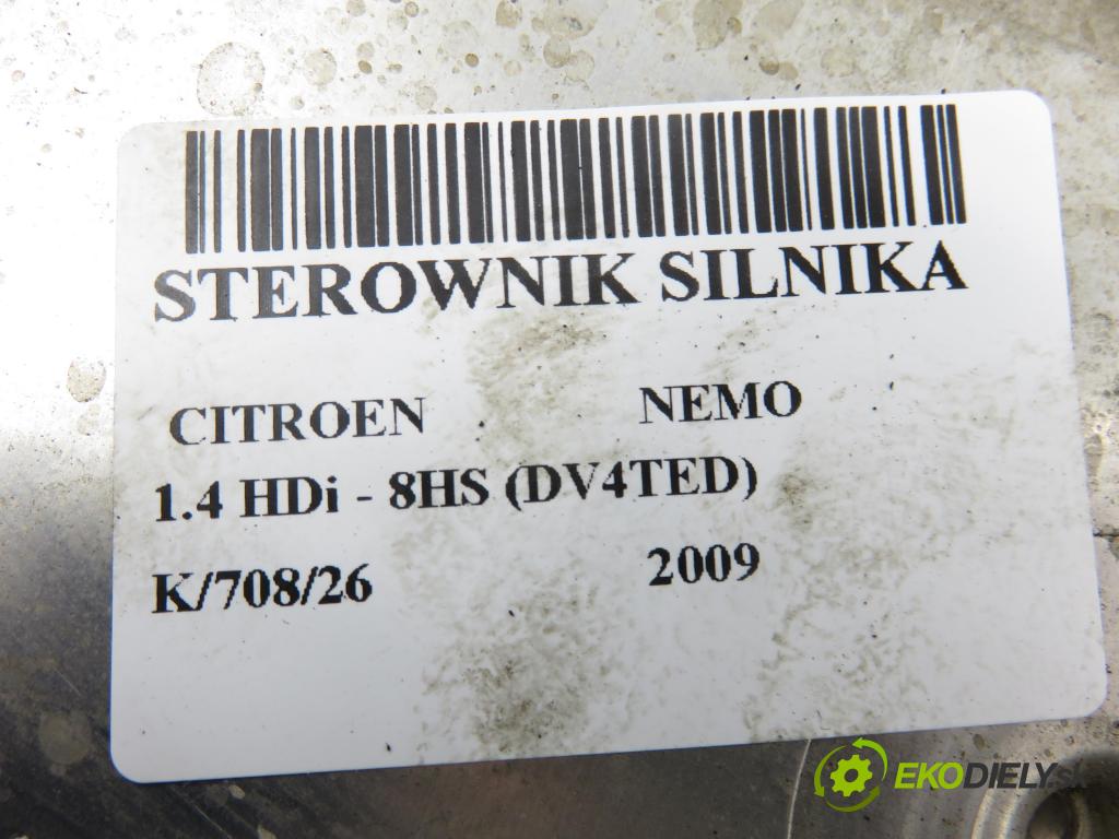 CITROEN NEMO Skrzynia (AA_) FURGON 2009 50,00 1.4 HDi - 8HS (DV4TED) 1398,00 Riadiaca jednotka Motor 0281014444 ; 9665691680