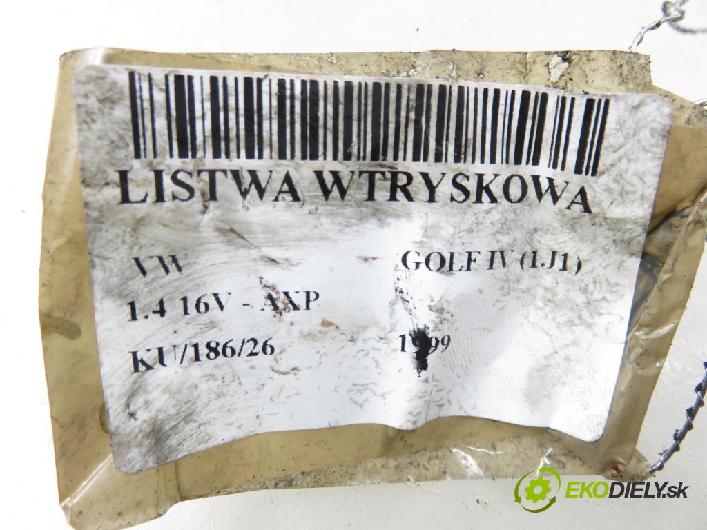 VW GOLF IV (1J1) HB 1999 55,00 1.4 16V - AXP 1390,00 Lišta vstrekovacia IWP058 ; 036133319B (Vstrekovacia lišta)