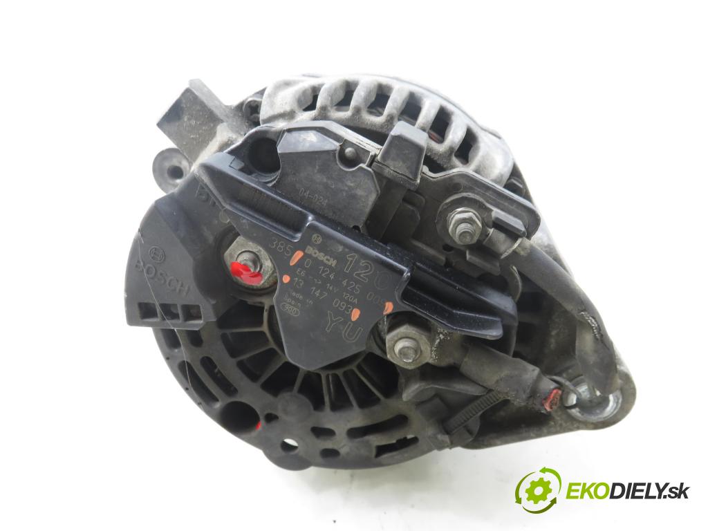 OPEL MERIVA A nadwozie wielkoprzestrzenne (MPV) (X03) MINIVAN 2003 74,00 1.6 16V - Z 16 XE 1598,00 Alternátor 0124425009 ; 13147093 (Alternátor)