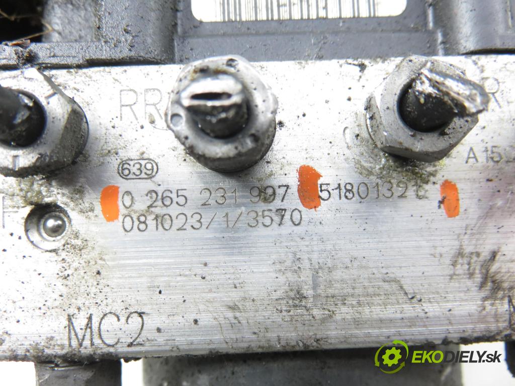CITROEN NEMO Skrzynia (AA_) FURGON 2009 50,00 1.4 HDi - 8HS (DV4TED) 1398,00 Pumpa ABS 0265800662 ; 0265231997 ; 51801321 (Pumpa ABS)