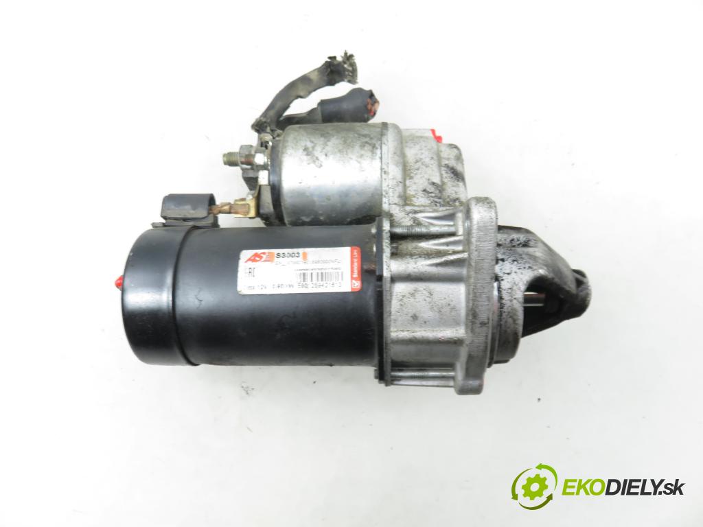 OPEL MERIVA A nadwozie wielkoprzestrzenne (MPV) (X03) MINIVAN 2003 74,00 1.6 16V - Z 16 XE 1598,00 startér S3003 (Startér)