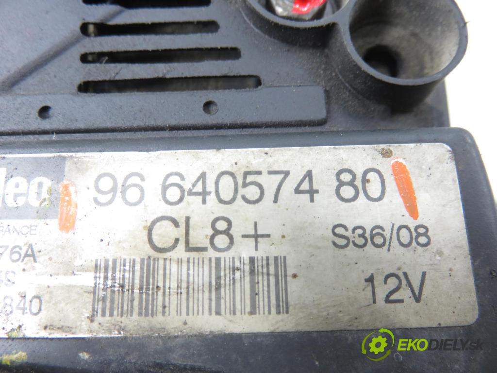 CITROEN NEMO Skrzynia (AA_) FURGON 2009 50,00 1.4 HDi - 8HS (DV4TED) 1398,00 Alternátor 9664057480 (Alternátor)