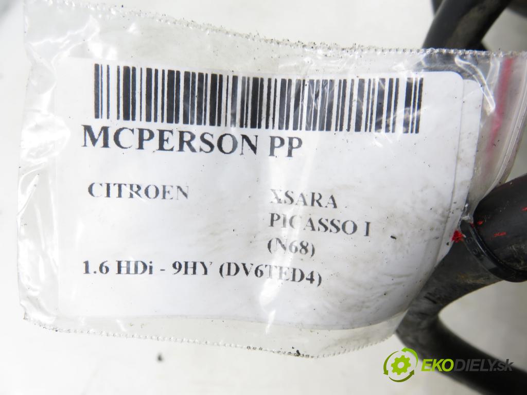 CITROEN XSARA PICASSO (N68) MINIVAN 2001 80,00 1.6 HDi 109 - 9HY (DV6TED4) 1560,00 MCPERSON PP