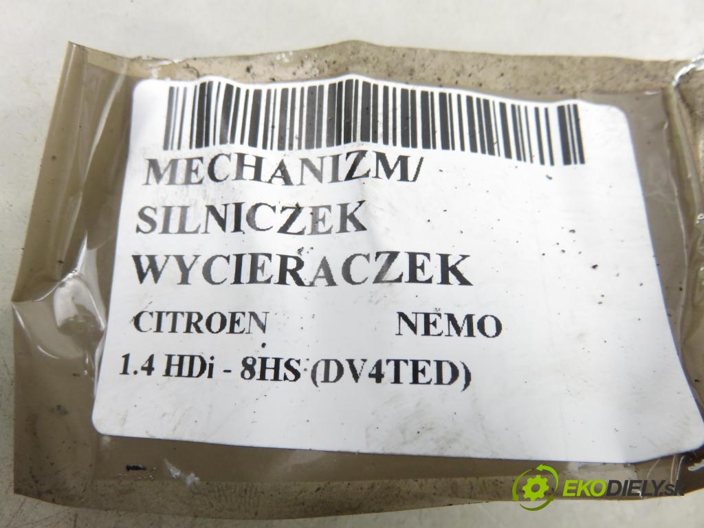 CITROEN NEMO Skrzynia (AA_) FURGON 2009 50,00 1.4 HDi - 8HS (DV4TED) 1398,00 motorek stěračů PŘEDNÍ: