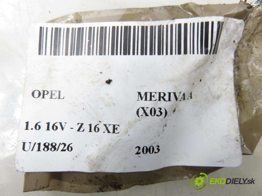 OPEL MERIVA A nadwozie wielkoprzestrzenne (MPV) (X03) MINIVAN 2003 74,00 1.6 16V - Z 16 XE 1598,00 řídící jednotka LPG 67R016019