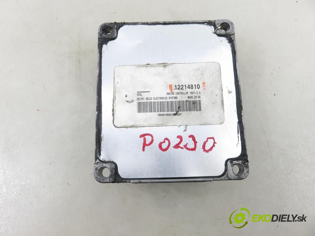 OPEL MERIVA A nadwozie wielkoprzestrzenne (MPV) (X03) MINIVAN 2003 74,00 1.6 16V - Z 16 XE 1598,00 Riadiaca jednotka Motor 12214810