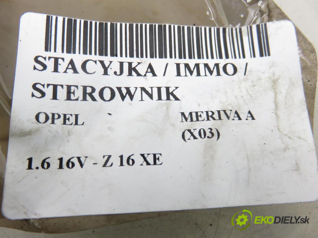 OPEL MERIVA A nadwozie wielkoprzestrzenne (MPV) (X03) MINIVAN 2003 74,00 1.6 16V - Z 16 XE 1598,00 spinačka 90589389 ; 24445098 ; 5WK4763 (Spínacia skrinka)