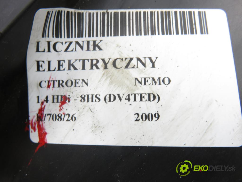 CITROEN NEMO Skrzynia (AA_) FURGON 2009 50,00 1.4 HDi - 8HS (DV4TED) 1398,00 prístrojovka elektrický