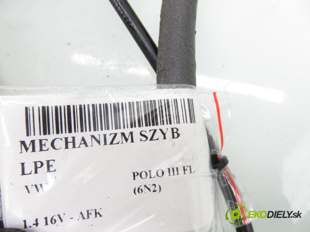 VW POLO (6N2) HB 1999 74,00 1.4 16V - AFK 1390,00 Mechanizmus okien