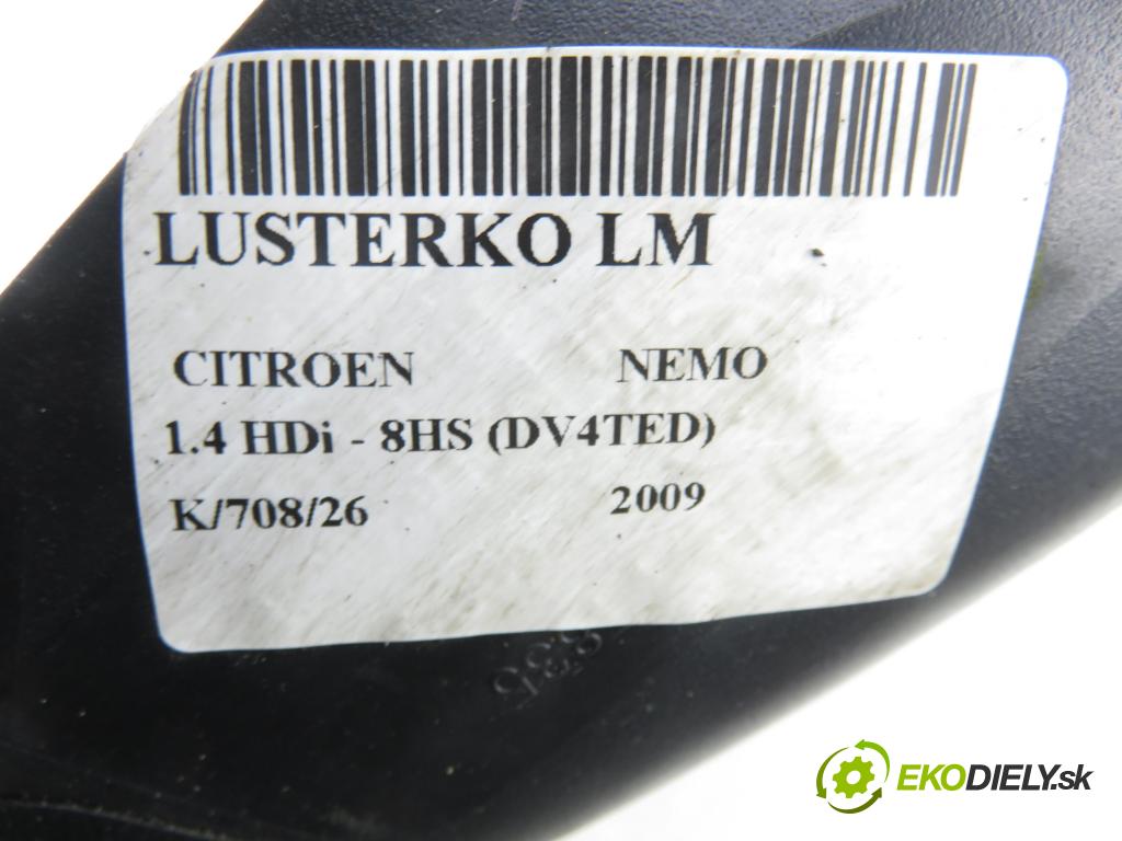 CITROEN NEMO Skrzynia (AA_) FURGON 2009 50,00 1.4 HDi - 8HS (DV4TED) 1398,00 Spätné zrkadlo
