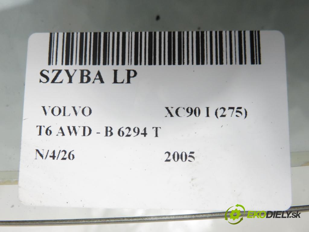 VOLVO XC90 I (275) SUV 2005 200,00 T6 AWD - B 6294 T 2922,00 okno LP