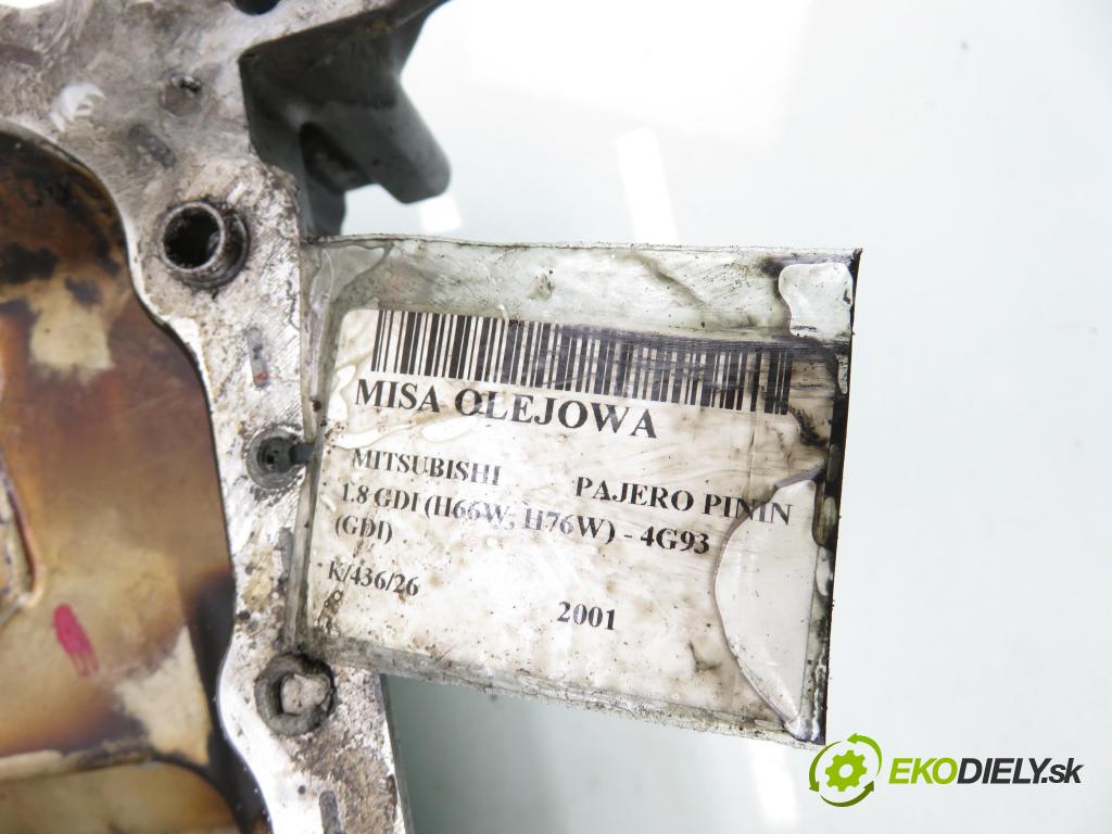MITSUBISHI PAJERO PININ (H6_W, H7_W) SUV 2001 88,00 1.8 GDI (H66W, H76W) - 4G93 (GDI) 1834,00 vana olejová  (Olejová vana)
