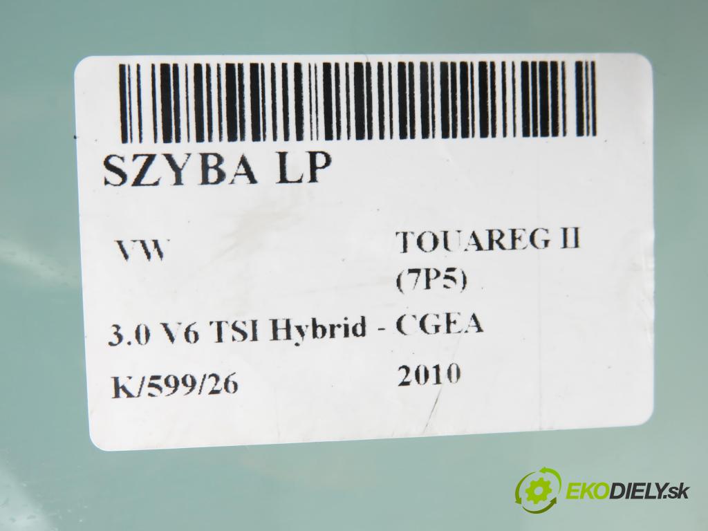 VW TOUAREG (7P5) SUV 2010 245,00 3.0 V6 TSI Hybrid - CGEA 2995,00 okno LP
