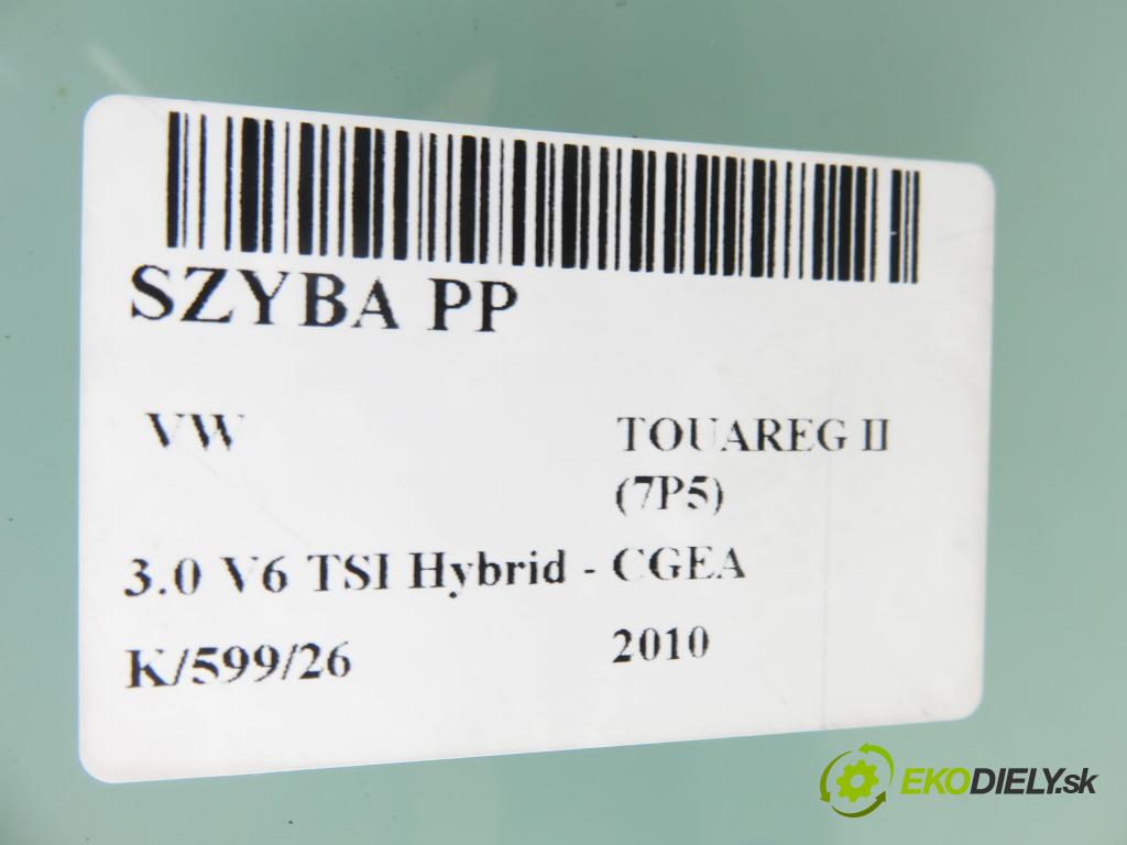 VW TOUAREG (7P5) SUV 2010 245,00 3.0 V6 TSI Hybrid - CGEA 2995,00 okno PP
