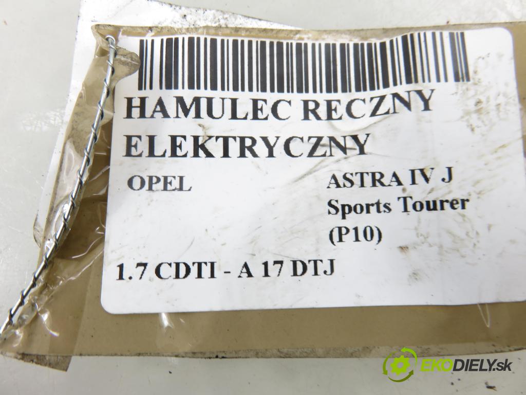 OPEL ASTRA J Sports Tourer (P10) KOMBI 2011 81,00 1.7 CDTI - A 17 DTJ 1686,00 BRZDA: ručně elektrický A2C53377109