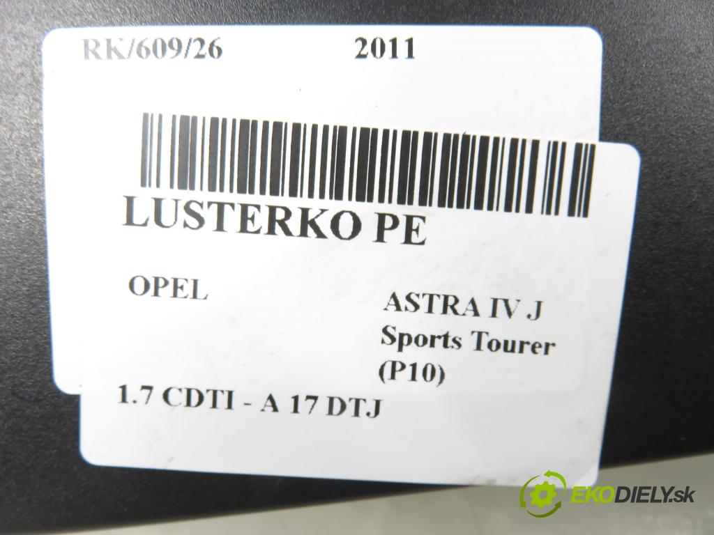 OPEL ASTRA J Sports Tourer (P10) KOMBI 2011 81,00 1.7 CDTI - A 17 DTJ 1686,00 zpětné zrcátko