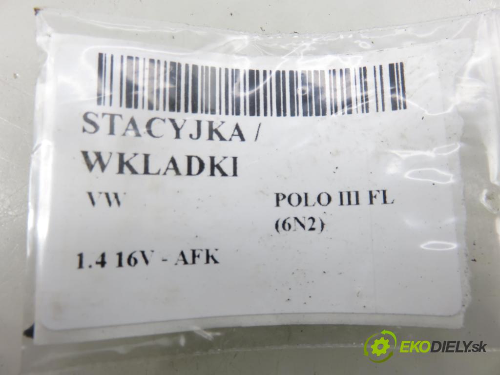 VW POLO (6N2) HB 1999 74,00 1.4 16V - AFK 1390,00 spinačka 357905851F ; 6X0953257 ; 73854302 (Spínacia skrinka)