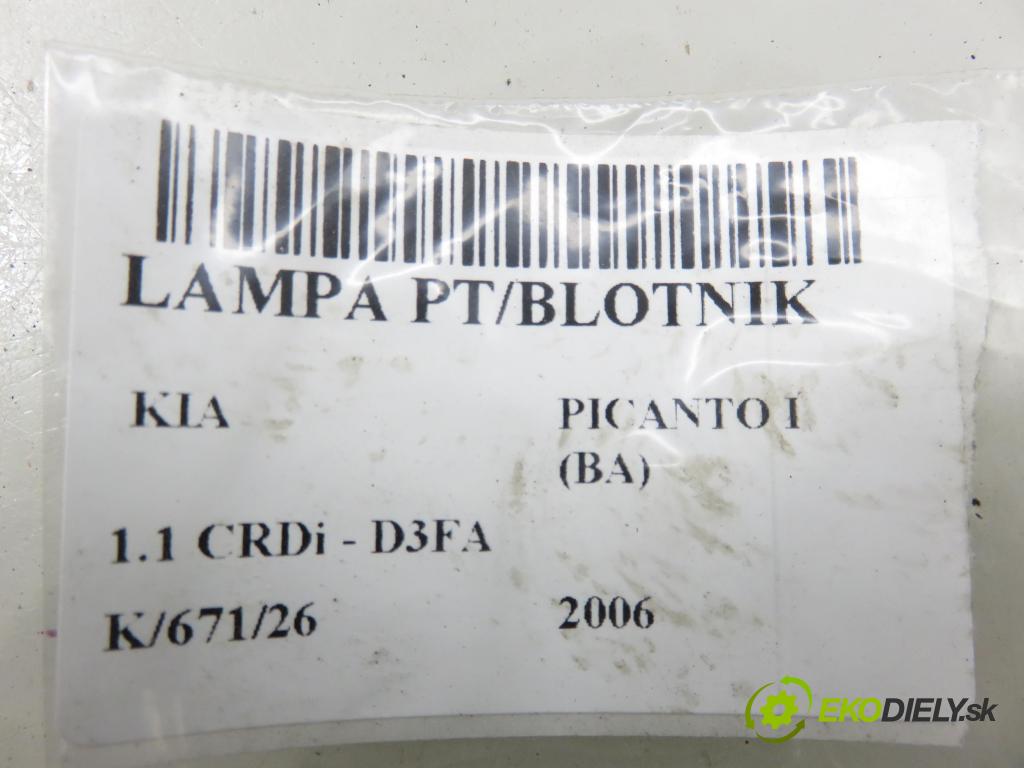 KIA PICANTO (BA) HB 2006 55,00 1.1 CRDi - D3FA 1120,00 světlo pravé zadní