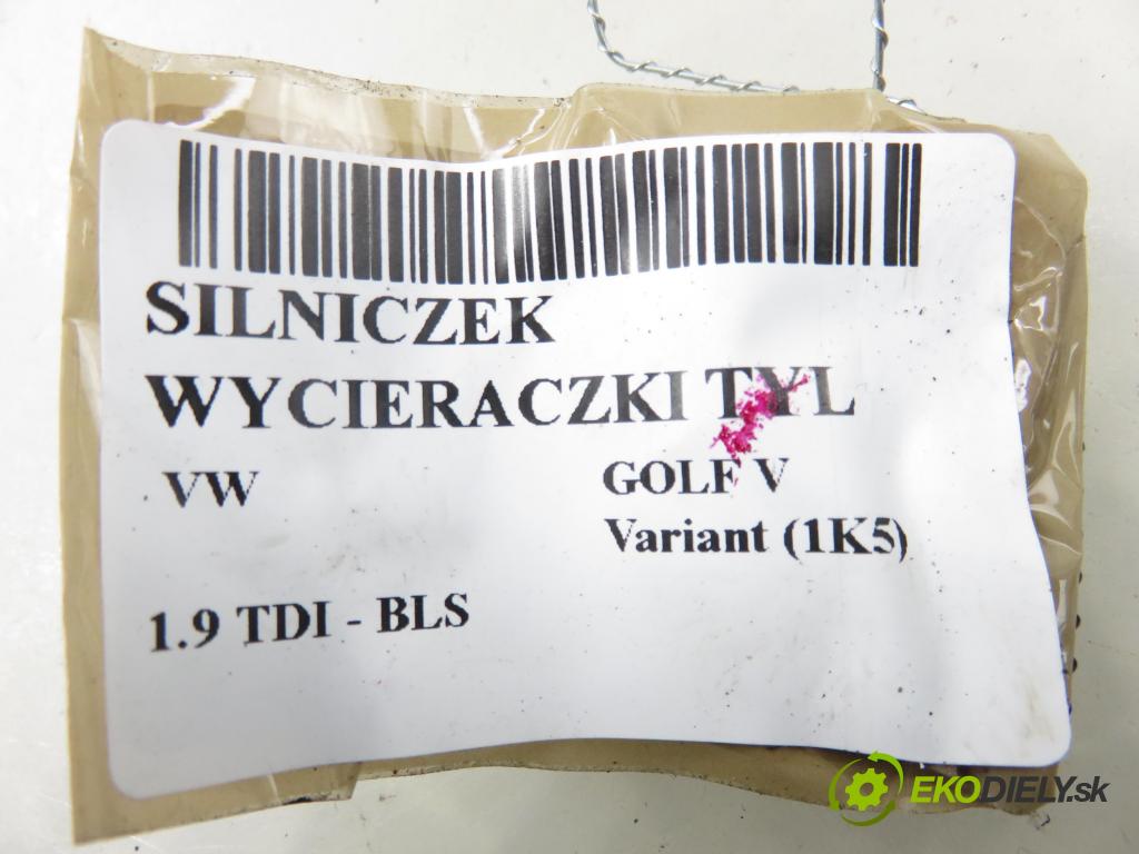 VW GOLF V Variant (1K5) KOMBI 2008 77,00 1.9 TDI - BLS 1896,00 motorek stěrače ZADNÍ: 1K9955711A ; 0390201845