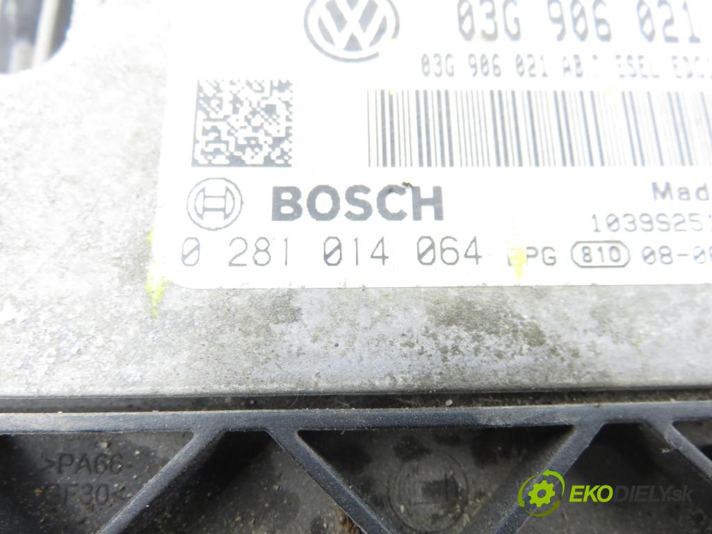 VW GOLF V Variant (1K5) KOMBI 2008 77,00 1.9 TDI - BLS 1896,00 Riadiaca jednotka Motor 03G906021QJ ; 03G906021AB ; 0281014064