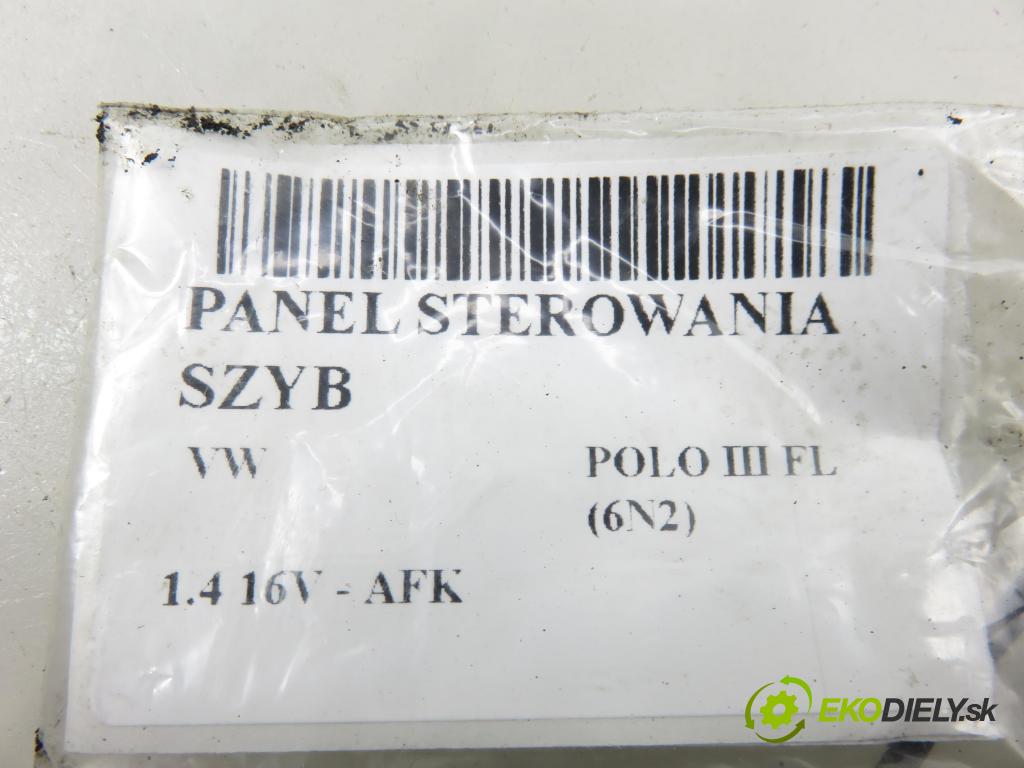 VW POLO (6N2) HB 1999 74,00 1.4 16V - AFK 1390,00 Panel ovládaní oken 6N0959549A ; 6N0959539B