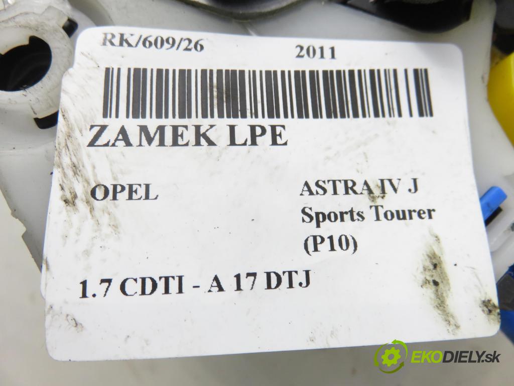 OPEL ASTRA J Sports Tourer (P10) KOMBI 2011 81,00 1.7 CDTI - A 17 DTJ 1686,00 zámok 13577983