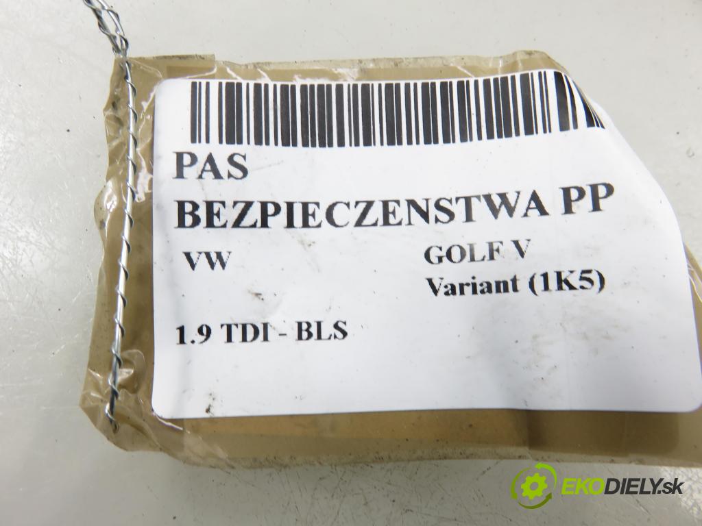 VW GOLF V Variant (1K5) KOMBI 2008 77,00 1.9 TDI - BLS 1896,00 držák BEZPEČNOST PP 1K4857706AG