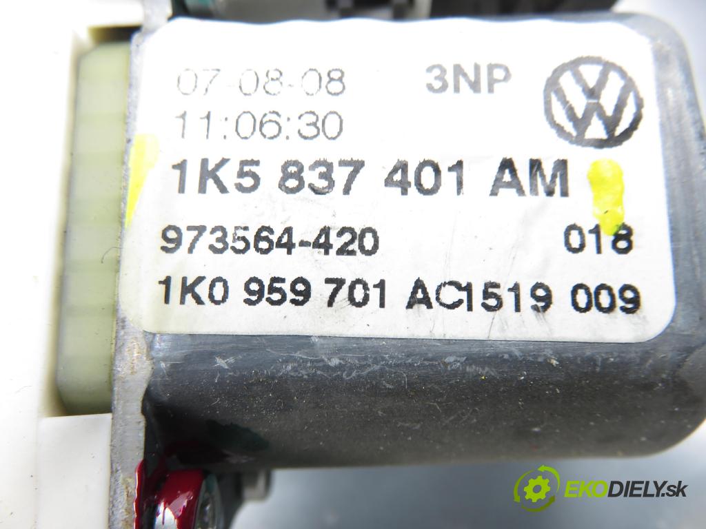 VW GOLF V Variant (1K5) KOMBI 2008 77,00 1.9 TDI - BLS 1896,00 Mechanizmus okien 1K5837401AM ; 1K0959793N ; 1K5837461B