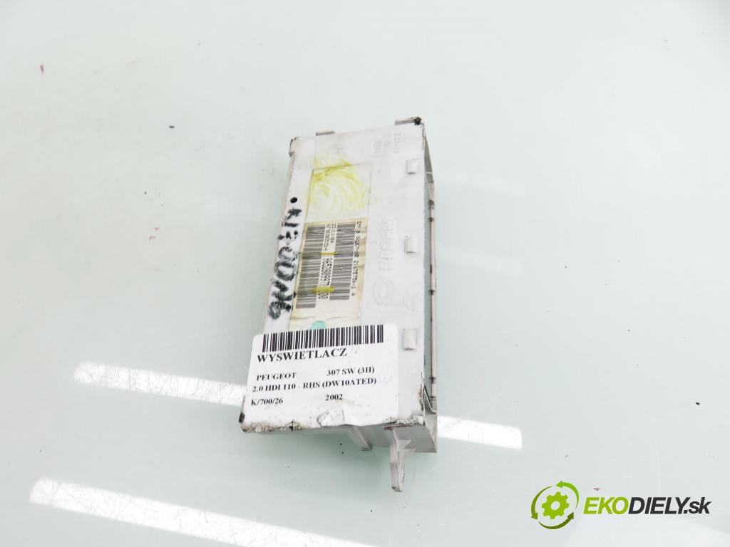 PEUGEOT 307 SW (3H) KOMBI 2002 79,00 2.0 HDI 110 - RHS 1997,00 ZOBRAZIT: 9652809977
