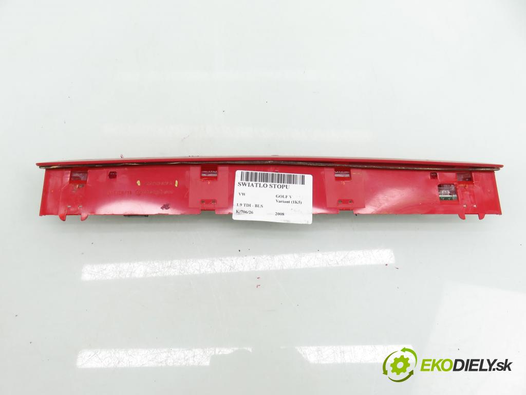 VW GOLF V Variant (1K5) KOMBI 2008 77,00 1.9 TDI - BLS 1896,00 SVĚTLO bŕzd 1K6945097A