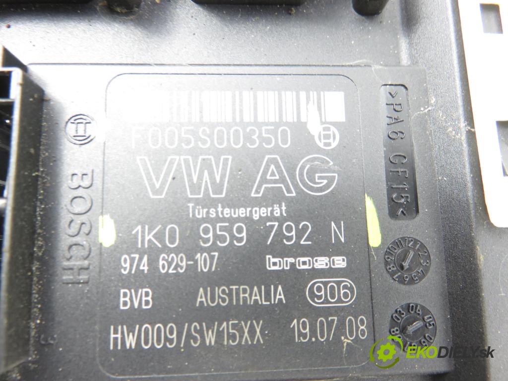 VW GOLF V Variant (1K5) KOMBI 2008 77,00 1.9 TDI - BLS 1896,00 mechanismus oken PPE 1K0959702AC ; 1K5837402AM ; 1K0959792N