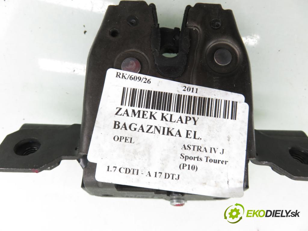 OPEL ASTRA J Sports Tourer (P10) KOMBI 2011 81,00 1.7 CDTI - A 17 DTJ 1686,00 zámok dveří kufr EL. 13581023