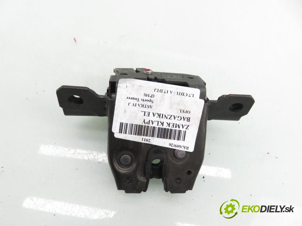 OPEL ASTRA J Sports Tourer (P10) KOMBI 2011 81,00 1.7 CDTI - A 17 DTJ 1686,00 zámok dveří kufr EL. 13581023