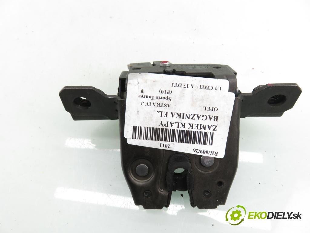 OPEL ASTRA J Sports Tourer (P10) KOMBI 2011 81,00 1.7 CDTI - A 17 DTJ 1686,00 zámok dveří kufr EL. 13581023