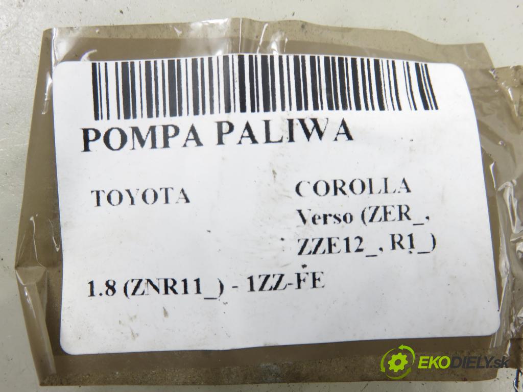 TOYOTA COROLLA Verso (ZER_, ZZE12_, R1_) VAN 2007 95,00 1.8 (ZNR11_) 129 - 1ZZ-FE 1794,00 pumpa paliva 770200F010