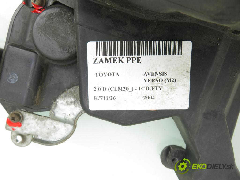 TOYOTA AVENSIS VERSO (_M2_) MINIVAN 2004 85,00 2.0 D (CLM20_) - 1CD-FTV 1995,00 zámok PPE