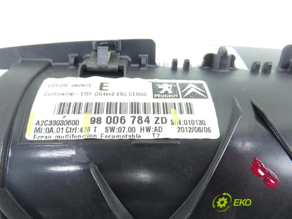 PEUGEOT 308 (4A_, 4C_) HB 2012 0,00 1.6 HDi - 9HR (DV6C) 1560,00 ZOBRAZIT: 98006784ZD ; A2C33030600