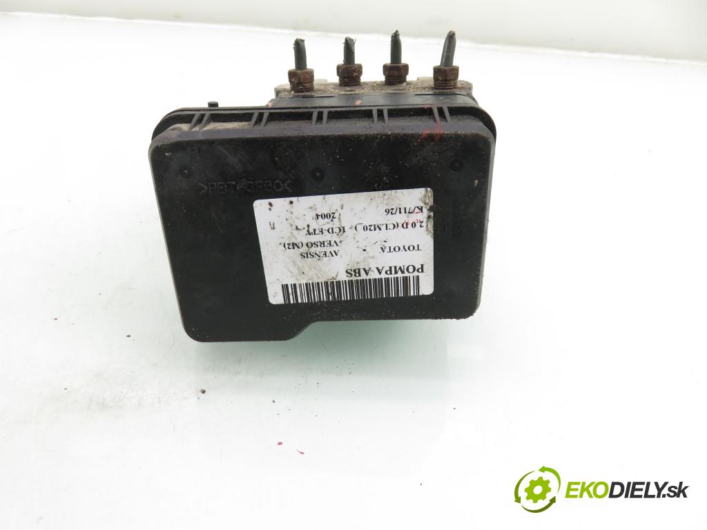 TOYOTA AVENSIS VERSO (_M2_) MINIVAN 2004 85,00 2.0 D (CLM20_) - 1CD-FTV 1995,00 Pumpa ABS 8954144130 ; 4451044110 (Pumpa ABS)
